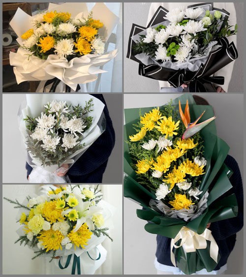 山西晋城高平市建宁乡王家村白事花束代送